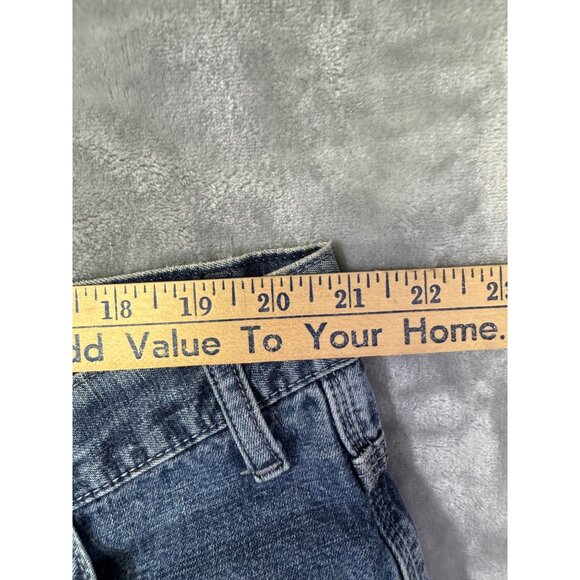 Levis Silvertab Carpenter Jeans Size 42x30 Relaxed Fit  Cotton Blue Denim Made I - Picture 12 of 16